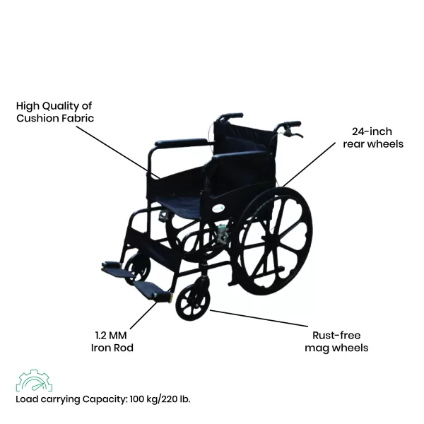 Normal Wheelchair (Mag Wheel)